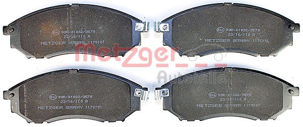 METZGER 1170101 GREENPARTS Bremsbelagsatz, Scheibenbremse